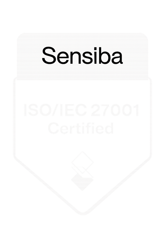 Sensiba ISO/IEC 27001 Certified — Information Security Management